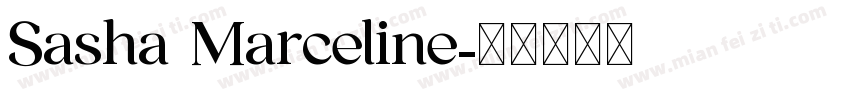 Sasha Marceline字体转换
